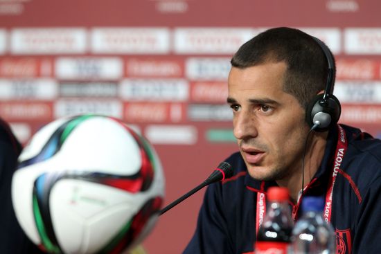 San Lorenzos Leandro Romagnoli Attends Press Editorial Stock Photo