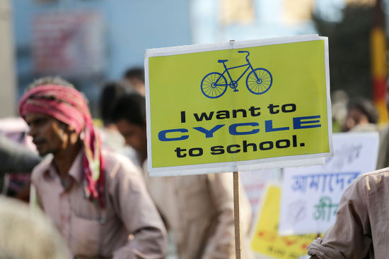 Bicycle Riders Gather During Protest Rally Editorial Stock Photo ...