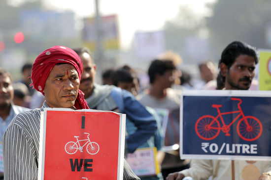 Bicycle Riders Gather During Protest Rally Editorial Stock Photo ...