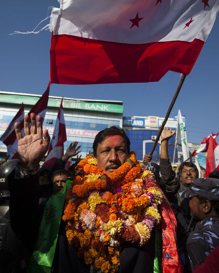 Rajan Kc Candidate Kathmandu Ten Constituency Editorial Stock Photo ...