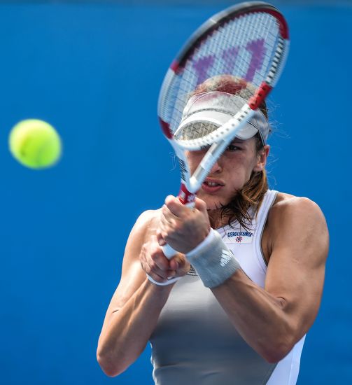 Andrea Petkovic Germany Action During Her Editorial Stock Photo - Stock ...