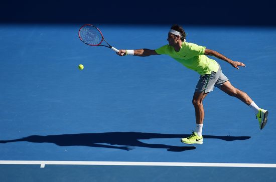 Roger Federer Switzerland Action Against Simone Editorial Stock Photo ...