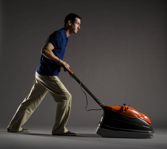 Flymo Vision Compact 330 Lawnmower Editorial Stock Photo - Stock Image ...
