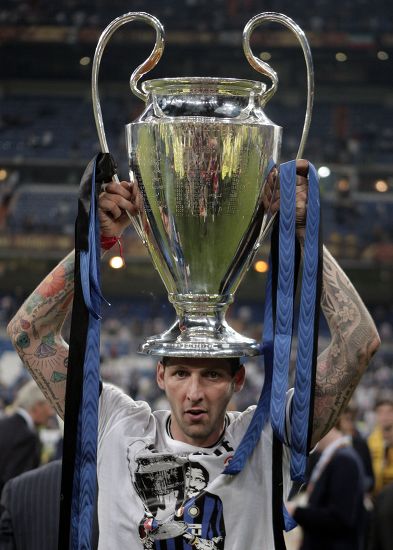 Inter Milans Marco Materazzi Poses Trophy Editorial Stock Photo - Stock ...