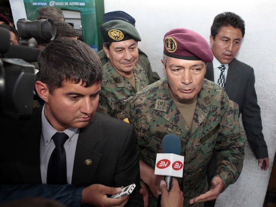 Heads Armed Forces Ecuador Ecuadorian Army Editorial Stock Photo ...