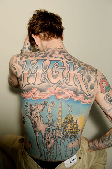 mgk back tattoo