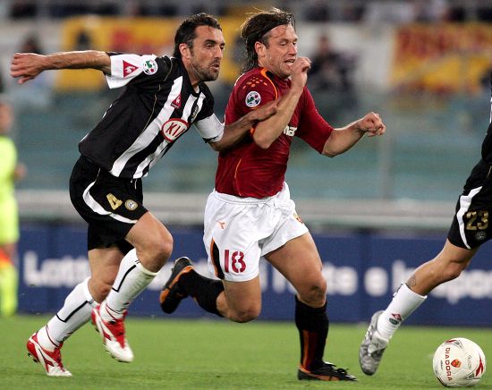 Antonio Cassano Roma Fights Ball Udineses Editorial Stock Photo - Stock ...