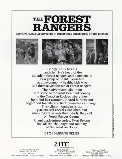Forest Rangers Tv Promotional Poster Editorial Stock Photo - Stock ...