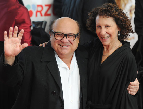 Us Actors Danny Devito His Wife Editorial Stock Photo - Stock Image 