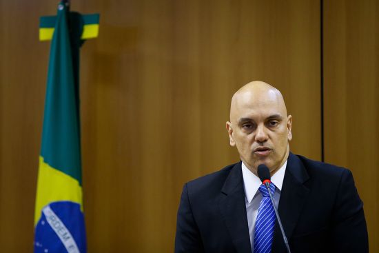 Brazilian Justice Minister Alexandre De Moraes Editorial Stock Photo ...