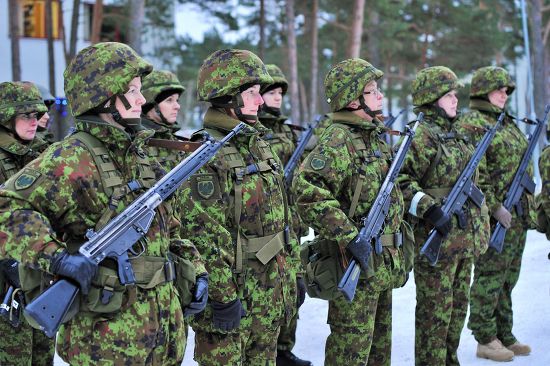 Estonian Women Home Defence Unit Trains Editorial Stock Photo - Stock ...