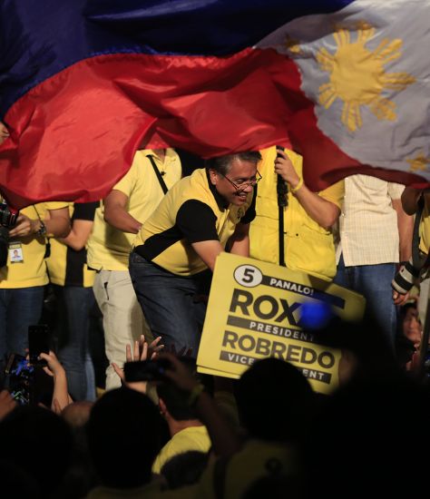 Filipino Liberal Party Presidential Candidate Manuel Editorial Stock ...