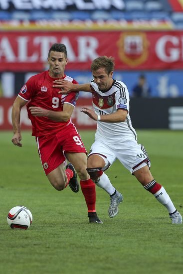 Gibraltars Player Kyle Casciaro L Vies Editorial Stock Photo Stock