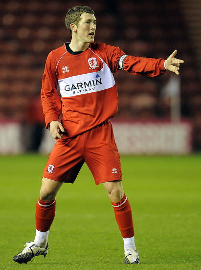 Richard Smallwood Middlesbrough Reserves United Kingdom Editorial Stock