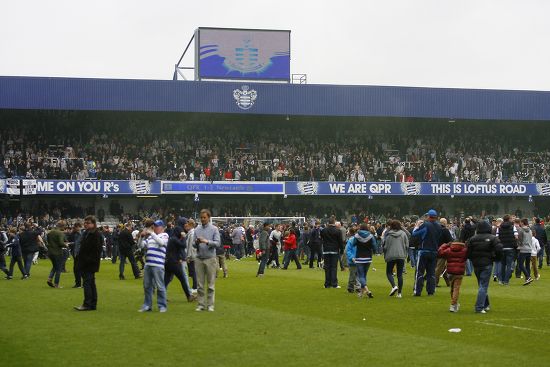 Qpr Fans Invade Pitch After Final Editorial Stock Photo - Stock Image ...
