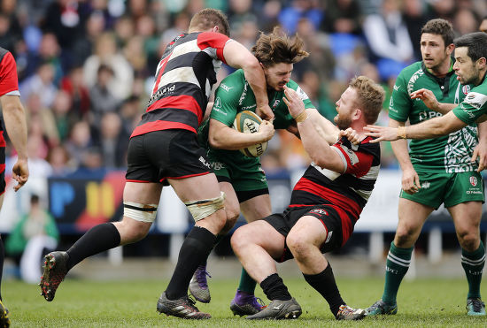 Ben Ransom London Irish Tackled By Editorial Stock Photo - Stock Image ...