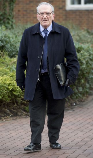 Millionaire Sir Harry Djanogly Leaving Isleworth Editorial Stock Photo ...