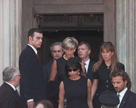 Gianni Versace Memorial Service Milan Princess Editorial Stock Photo ...