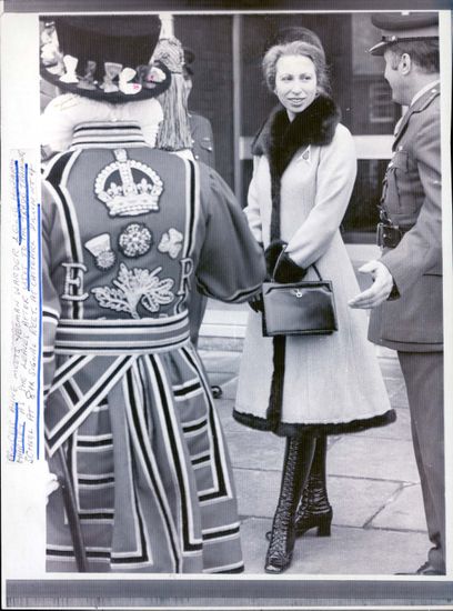 Princess Anne Now Princess Royal November Editorial Stock Photo - Stock ...