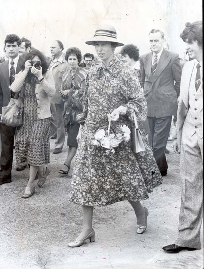 Princess Anne Now Princess Royal 1977 Editorial Stock Photo - Stock ...