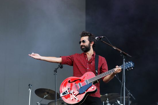 Portuguese Singer Tiago Bettencourt Performs Live Editorial Stock Photo ...