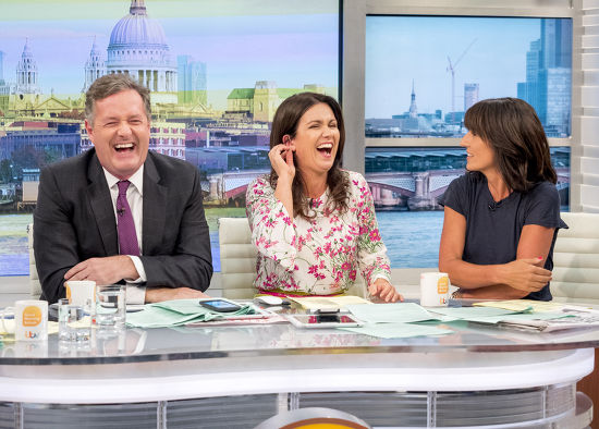 Piers Morgan Susanna Reid Davina Mccall Editorial Stock Photo Stock 