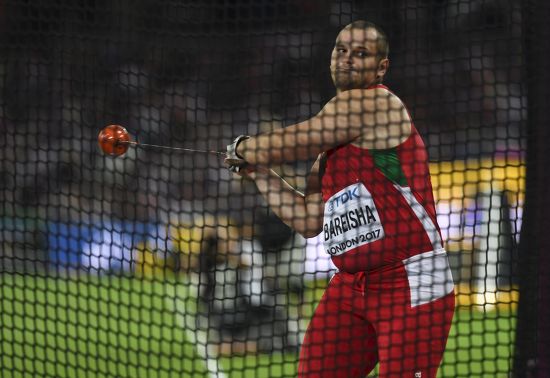 Pavel Bareisha Bulgaria Competers During Mens Editorial Stock Photo