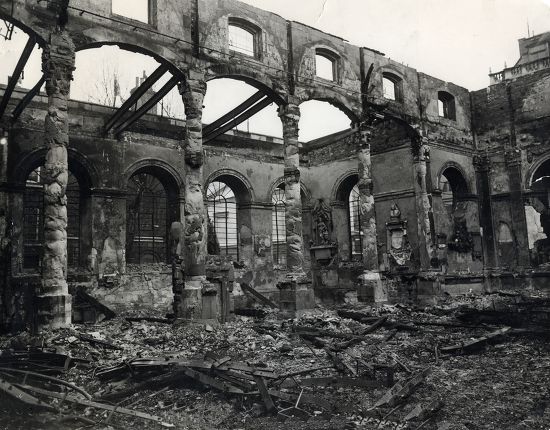 St Lawrence Jewry Church London Fire Editorial Stock Photo - Stock ...