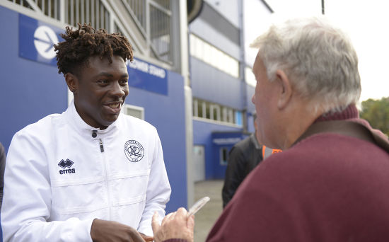 Ebere Eze Qpr Arrives Loftus Road Editorial Stock Photo - Stock Image ...