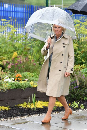 Camilla Duchess Cornwall Visit Netherthird Community Editorial Stock ...