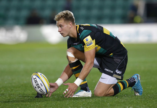 Northampton Saints Harry Mallinder Prepares Kick Editorial Stock Photo ...