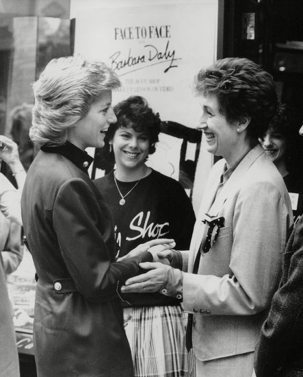 Princess Diana Meets Makeup Artist Barbara Editorial Stock Photo - Image | Shutterstock