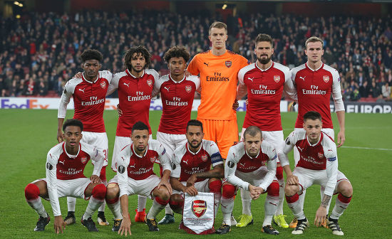 Arsenal Starting Line Team Photo Prior Editorial Stock Photo - Stock ...