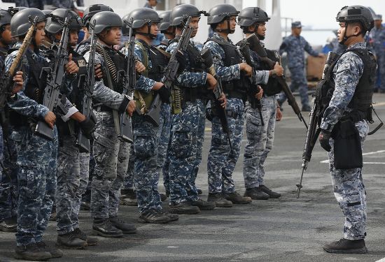 Philippine Coast Guard Pcg Troops Deployed Editorial Stock Photo ...