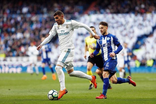 Theo Hernandez Real Madrid Action During Editorial Stock Photo - Stock