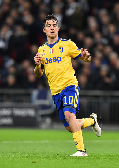 Paulo Dybala 10 Juventus During Champions Editorial Stock Photo