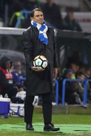 Spals Head Coach Leonardo Semplici During Editorial Stock Photo Stock