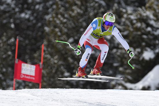 Semyel Bissig Sui During Mens Downhill Editorial Stock Photo - Stock ...