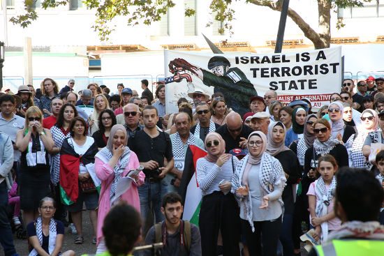 Palestine Action Group Sydney Held Rally Editorial Stock Photo - Stock