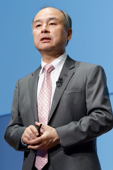 Softbank Chairman Ceo Masayoshi Son Speaks Editorial Stock Photo ...