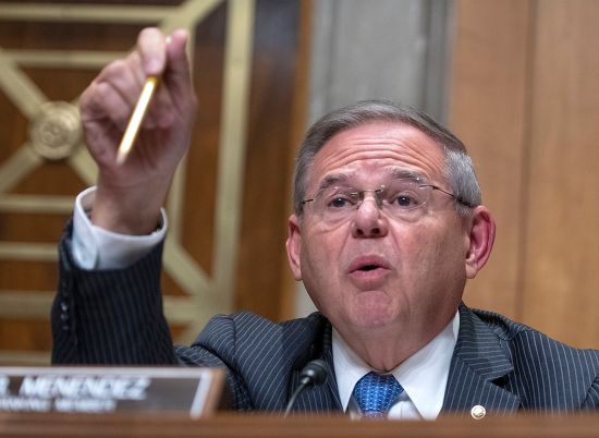 United States Senator Bob Menendez Democrat Editorial Stock Photo