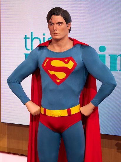 Christopher Reeve Superman Costume Editorial Stock Photo - Stock Image ...