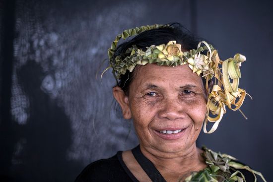 Malaysian Indigenous Woman Temuan Tribe Poses Editorial Stock Photo ...