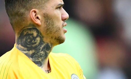 Manchester City vs Rea Madrid Ederson From a very poor family didnt  want to be a goalkeeper called fat world record more than 30 tattoos    MARCA in English