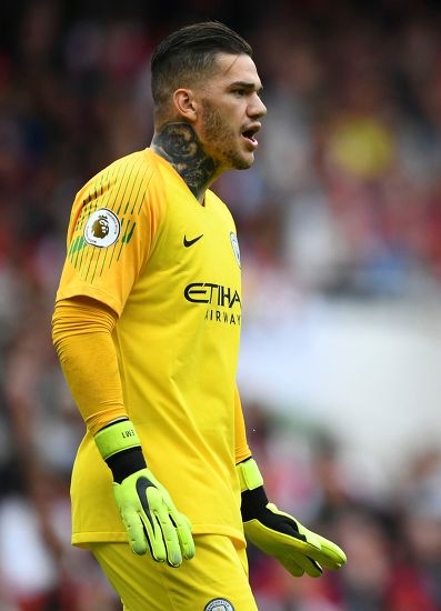 Neck Tattoo Ederson Manchester City Editorial Stock Photo - Stock Image ...