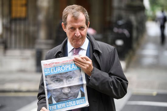 Former Labour Spin Doctor Alastair Campbell Editorial Stock Photo