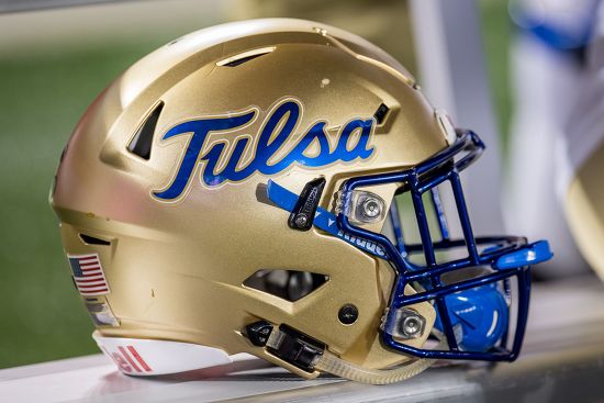 tulsa football helmet