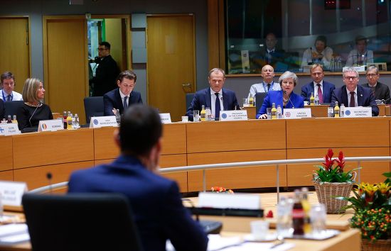 British Prime Minister Theresa May Rear Editorial Stock Photo - Stock ...