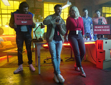 lr tommy fury joel dommett emily atack editorial stock photo stock image shutterstock