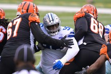 Bobby Hart 68 Cincinnati Bengals During Editorial Stock Photo - Stock Image